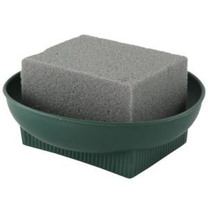 Round 1/3 brick with dry foam